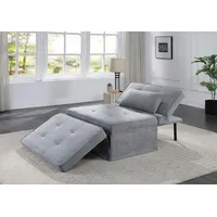 Atlantic Home Collection Schlafsofa Finn, wandelbar zum Loungesessel, Relaxliege