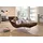 W.Schillig Relaxliege daily dreams Polyester 75 x 91 x 170 cm Braun mit Kissen