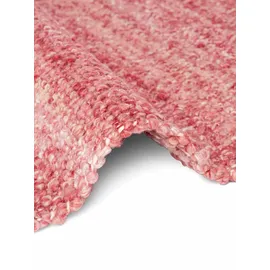 Ted Baker Kurzflor Teppich Portobello - Soft Bouclé Läufer, Handgewebt & Weich, Woll-Look, Schlingen Schlingen Teppichläufer Flauschig für Wohnzimmer, Schlafzimmer, Esszimmer – Dunkelpink, 80x200 cm