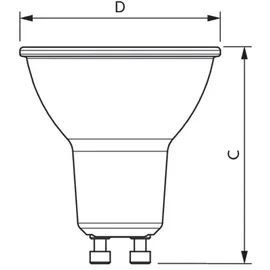 Philips Master Value LED PAR16 glühbirne mlvgu1035927602 929002979802-gu10 3.7w 2700k