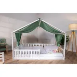 tiSsi tiSsi® Baldachin Musselin für Hausbetten 120-140x200 cm grün | Gr.: onesize