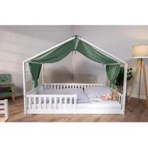 tiSsi tiSsi® Baldachin Musselin für Hausbetten 120-140x200 cm grün | Gr.: onesize