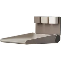 Leander WallyTM væghængt puslebord - Cappuccino