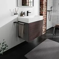 hansgrohe Xevolos E Waschtisch 61096450 800x480mm, mit Hahnloch, ohne Überlauf, SmartClean, weiß