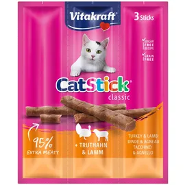 Vitakraft Cat Stick Truthahn und Lamm 3 Stück