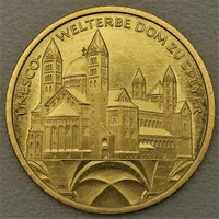 Bayerisches Hauptmünzamt München 1/2 Unze Goldmünze - 100 Euro Dom zu Speyer 2019
