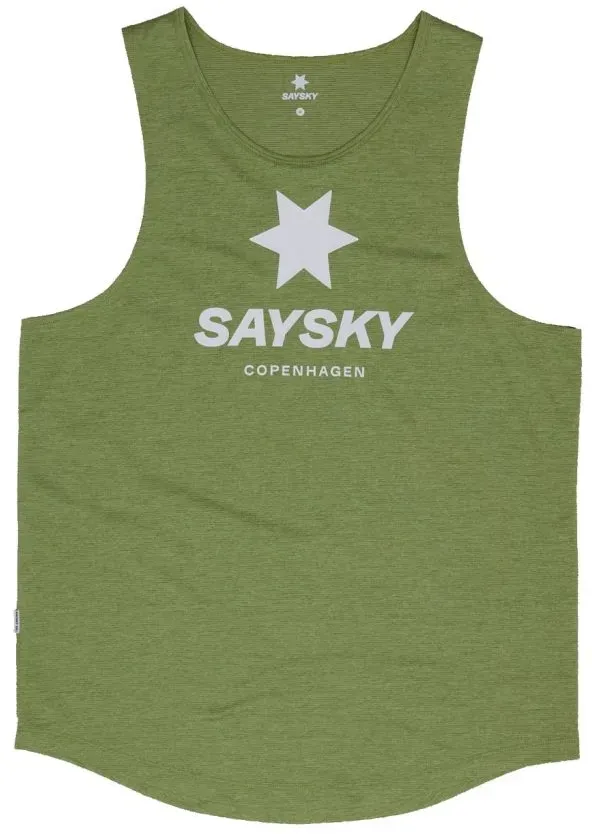 Saysky Herren Logo Combat Singlet grün