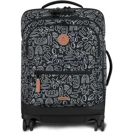 Cabaia Essentials Trolley Amiens 4-Rollen Cabin 55 cm / 21 l dunkelblau/grau