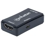 Manhattan HDMI-Repeater 19-poliger HDMI Typ A/19-poliger HDMI Typ A 40 m Blau
