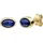 Celesta Ohrstecker CELESTA Gelb/Blau Gold one-size