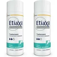 ETIAXIL Détranspirant Pieds Peaux Sensibles 100ml Lotion(S) 2x100 ml