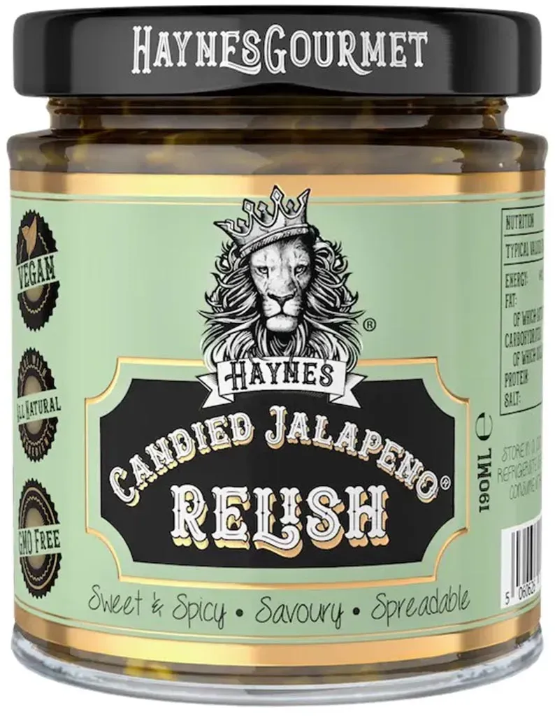 Haynes Gourmet Candied Jalapeno Relish – Süß & Scharf für einzigartige Fusion