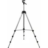 Stier Stativ 250, Baustativ, 250 cm, für Laser und Nivelliergeräte, Arbeitshöhe 88-250 cm stufenlos verstellbar, Aluminiumgehäuse, mit Wasserwa...