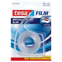 Tesa tesafilm Handabroller, transparent, inkl. 1 Rolle tesafilm kristall-klar