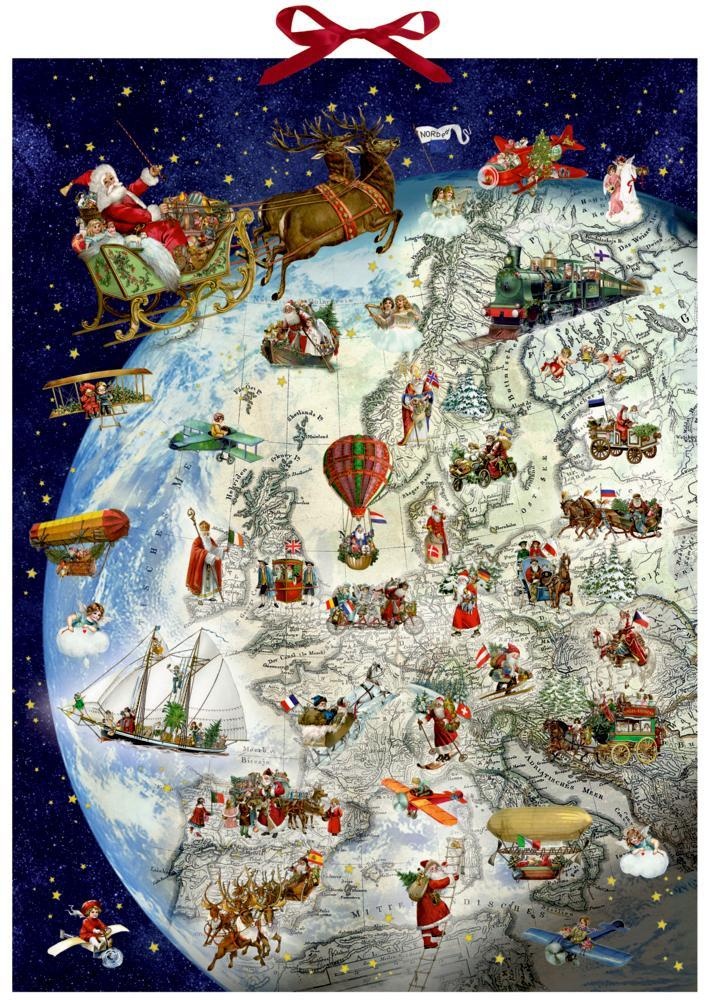Der Dienstplan Des Weihnachtsmanns  Adventskalender