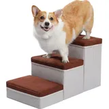 Hundetreppe – Inklusive Stauraum – Hundestufen – Einfach zu montieren – Bis zu 36 kg – Laufsteg für Hunde – Hundetreppe – Hundetrepp...