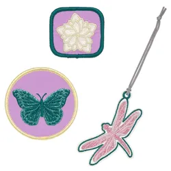 Lässig Zubehör School Patches Set - Anhänger/Patches (Dragonfly)