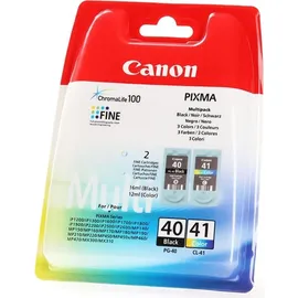 Canon PG-40 schwarz + CL-41 CMY