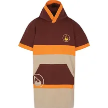 Wave Hawaii Regenponchos Unisex Rot/Orange S-M