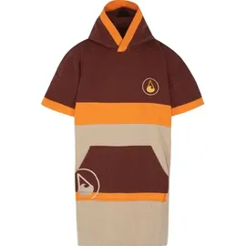 Wave Hawaii Regenponchos Unisex Rot/Orange S-M