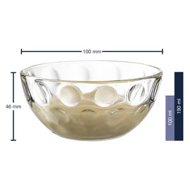 LEONARDO Cucina Optic Schüssel + Schale, transparent,