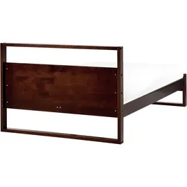 Beliani Giulia 120 x 200 cm Dunkelbraun