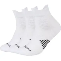 CAMANO Sport-Kurzsocke 3er Pack Schwarz/Weiß 39-42