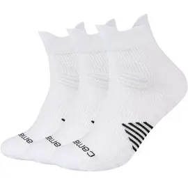 CAMANO Sport-Kurzsocke 3er Pack Schwarz/Weiß 39-42
