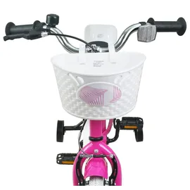 vidaXL Kinderfahrrad 16 Zoll Dunkelrosa