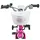 vidaXL Kinderfahrrad 16 Zoll Dunkelrosa