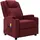 vidaXL Massagesessel Rriocard Kunstleder 68 x 68 x 0 cm Rot mit Liegeposition