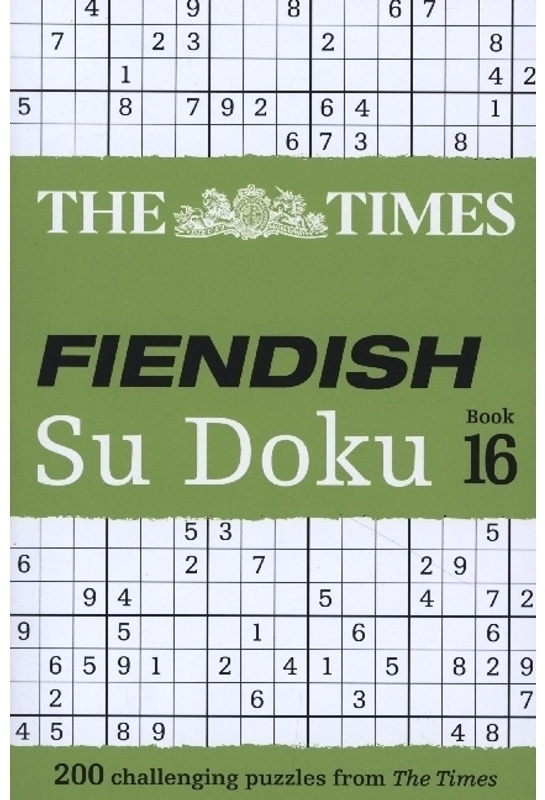 The Times Su Doku / The Times Fiendish Su Doku Book 16 - The Times Mind Games  Kartoniert (TB)