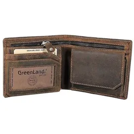 GREENLAND Nature Westcoast Geldbörse Herren braun