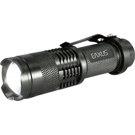 Eaxus Glow-X LED Mini-Taschenlampe mit Gürtelclip batteriebetrieben 300lm 40g