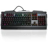 Titanwolf mechanische Gaming Tastatur „Invader“ Aluminium Gehäuse / RGB LED Beleuchtung