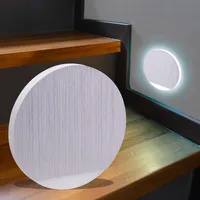 Longlifeled gmbh LED Treppenleuchte rund Alu-gebürstet - Lichtfarbe: Kaltweiß