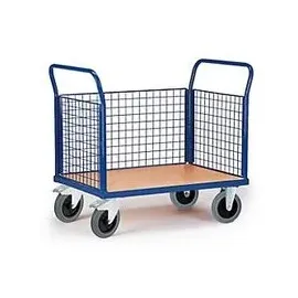 ROLLCART Gitter-Dreiwandwagen 500 kg