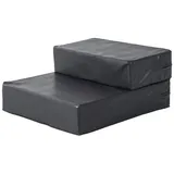 PawHut Tierbett Hundetreppe klappbar schwarz