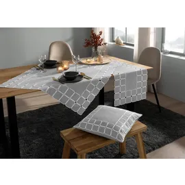 Witt Weiden Tischläufer 40 x 140 cm Grau