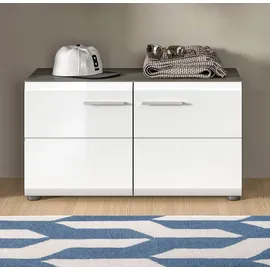 INOSIGN Rumba 80 x 44 x 37 cm hochglänzend / weiß