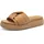 Marco Tozzi Damen Pantoletten Bequem Sommer, Braun (Biscuit), 41 EU