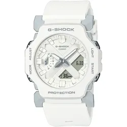 Chronograph CASIO G-SHOCK, weiß, Armbanduhren, Herren, Quarzuhr, Armbanduhr, Herrenuhr, Resinarmband, automatischer Kalender