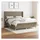 vidaXL Boxspringbett mit Matratze Taupe 180x200 cm Stoff