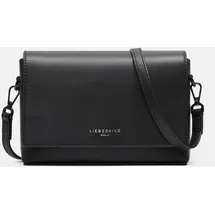 Liebeskind Berlin - Mittelgroße Crossbody Bag aus Schafsleder - schwarz -