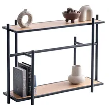 JVmoebel Moderner Konsolentisch 35 x 80 x 110 cm Schwarz