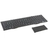 Callstel Gaming-Tastatur: Faltbare Fullsize-Tastatur mit Bluetooth, Beleuchtung, Akku, QWERTZ (BT-Tastatur, Notebook-Tastatur, beleuchtet)