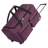 monzana Reisetasche 4-Rollen 70 cm / 85 l lila