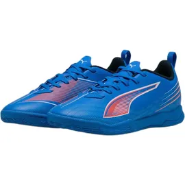 Puma Ultra 6 Play Hallenschuhe Kinder Ultra Blau / Weiß / Leuchtend Rot 37