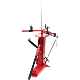 Wiltec Universelles Reifenmontiergerät 4" bis 21" (101,6-533,4 mm), für Achsen Ø 12-25 mm, Reifenmontagegerät Stahl zur manuellen Montage und Demontage
