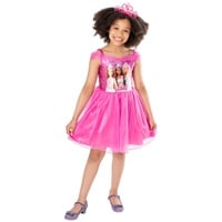 Rubies – offizielles Barbie-Kostüm – Klassisches Barbie-Prinzessin-Kostüm für Kinder – Größe 3 – 4 Jahre, rosa Tutu mit Barbie-Aufdruck – Kostüm für Halloween, Karneval, Weihnachten